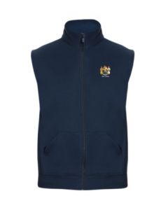 Dalian Crest Sleeveless Zipper Jacket